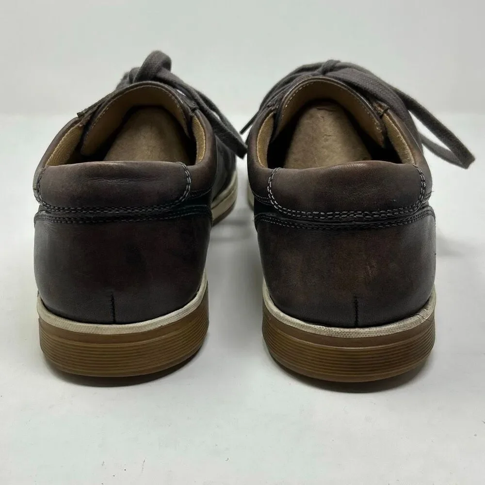 Cole Haan Vartan Sport Oxfords Leather Sneakers Mens Sz 10 Ironstone Brown Gray